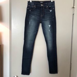 Express Distressed Jean Leggings